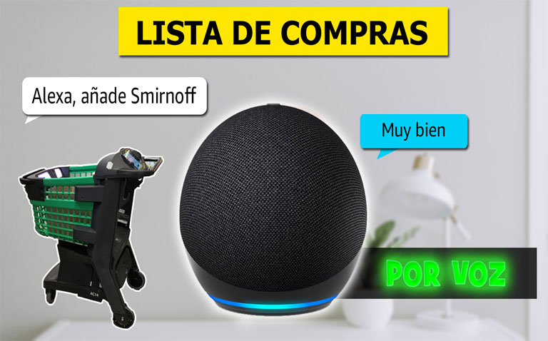 como crear una lista de compras con alexa personalizada