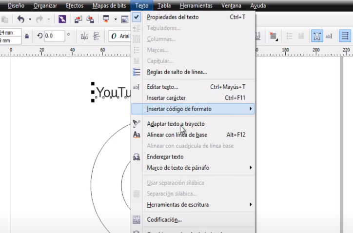 C Mo Hacer Un Texto Curvo En Corel Draw Letras Curvas Snap Learn