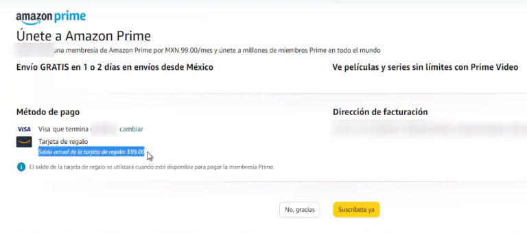 Como Pagar Amazon Prime con Tarjeta de Regalo Snap Learn