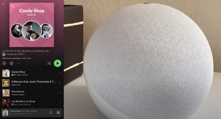 Alexa dice Radio de Spotify