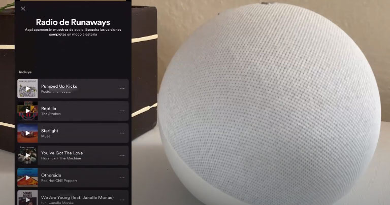 Alexa dice Radio de Spotify
